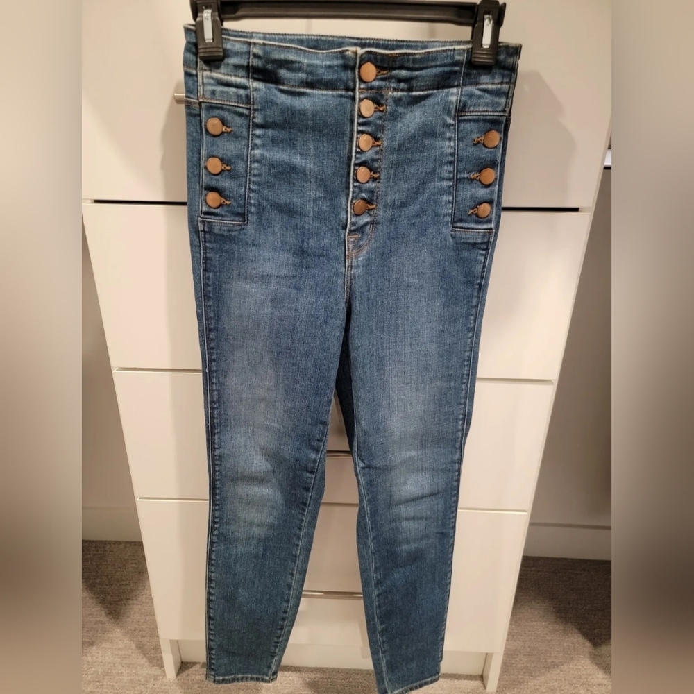 J Brand Natasha Size 26 Blue Jean's Denim Lovesick Highrise Skinny